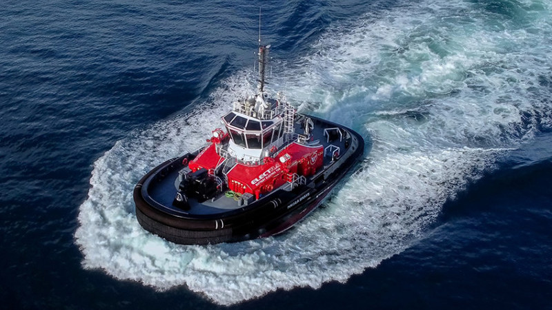 Third Sanmar ElectRA tug arrives in Vancouver to join world’s greenest tug fleet