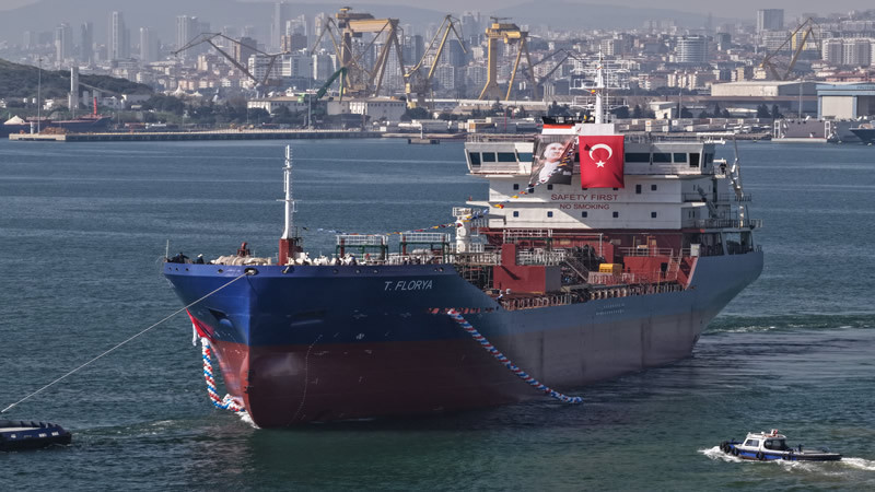RMK Marine Proudly Launched T. Florya, Built for Ditaş Tankers