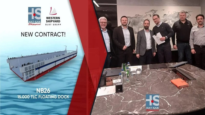 Hat-San Shipyard Signs Agreement for New 15,000 TLC Floating Dock