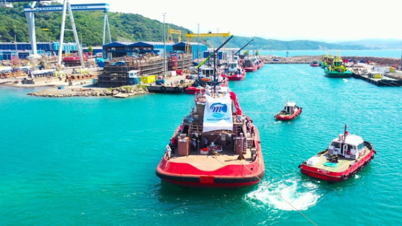 Med Marine’s latest ramparts 2500-w tugboat takes to the water