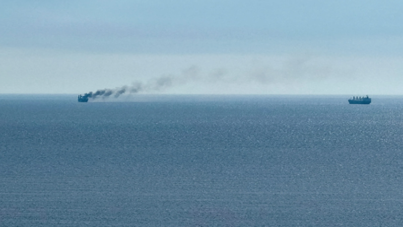 Russia says it struck a cargo ship heading to Odesa