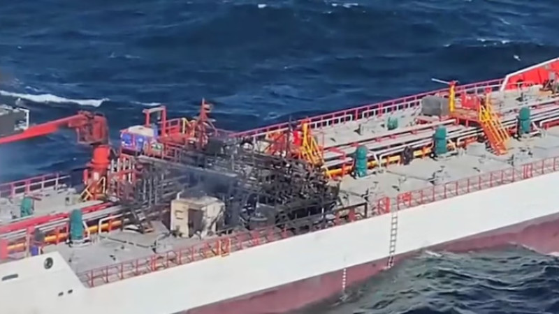 Fire Hits Two Tankers off Romania, Eight Crew Missing